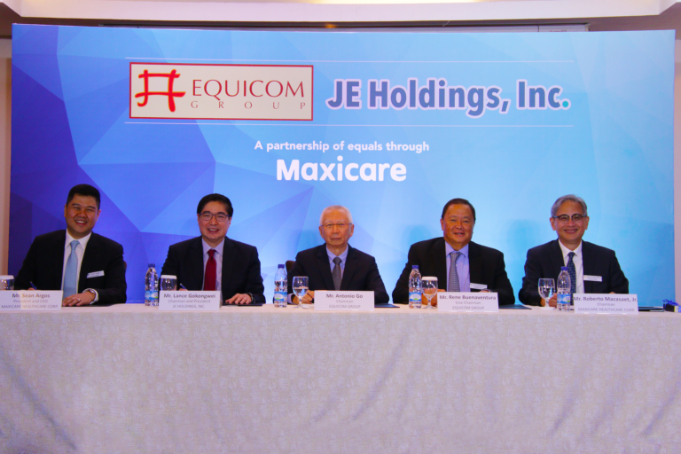 Equicom Group and JE Holdings of the Gokongwei family partner to reinvent healthcare through Maxicare   