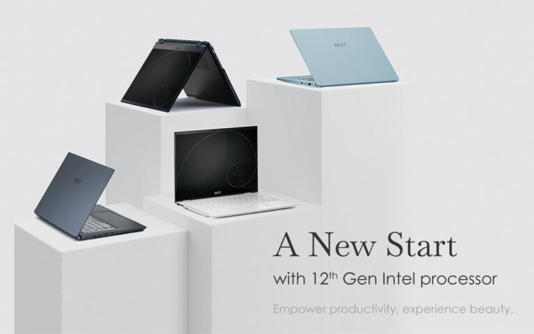 MSI’s NEWEST LAPTOPS ENABLE HIGHER PRODUCTIVITY WITH 12th Gen Intel® Core™ Processor