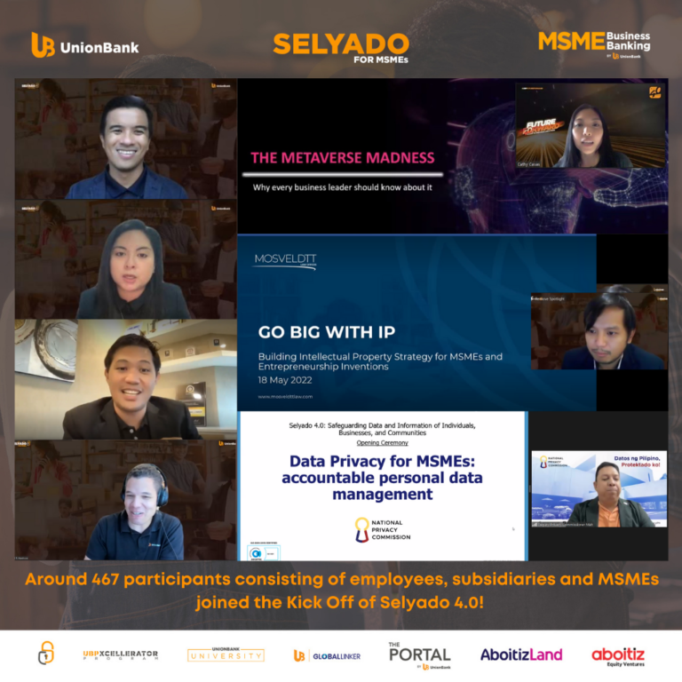 UnionBank holds SELYADO 4.0; focuses on helping MSMEs protect customer privacy, data