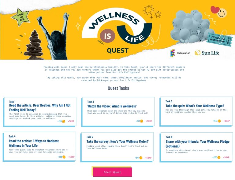 SUN LIFE AND EDUKASYON.PH LAUNCH WELLNESS QUEST FOR GEN Z