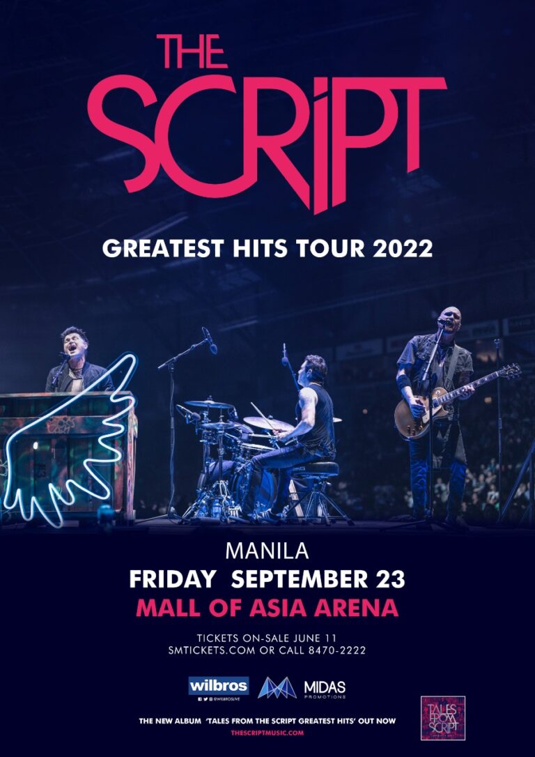 THE SCRIPT GREATEST HITS TOUR 2022 LIVE IN MANILA
