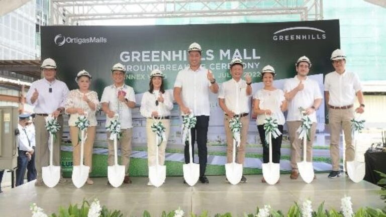 Ortigas Malls announces groundbreaking of Greenhills Mall annex, set to open end-2022   