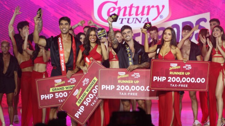 Christelle Abello and Kirk Bondad Wins Century Tuna Superbods 2022