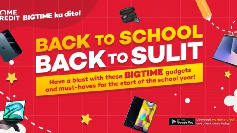 Score great deals on gadgets at Home Credit’s Back to School, Back to Sulit Big-time Sale