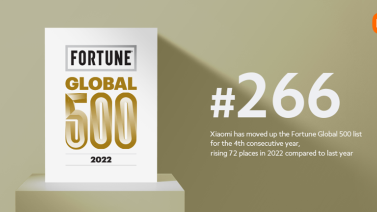 News: Xiaomi Again Advances on the Fortune Global 500 List