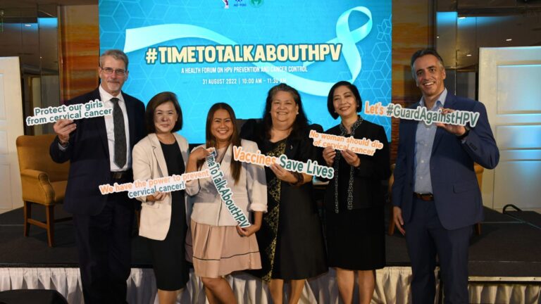 It’s #TimeToTalkAboutHPV and chart the path towards a cervical cancer-free Philippines