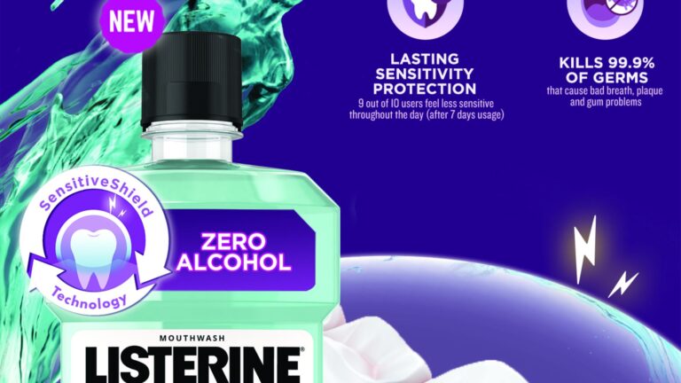 The Solution to Sensitive Teeth : Listerine Total Care Sensitive