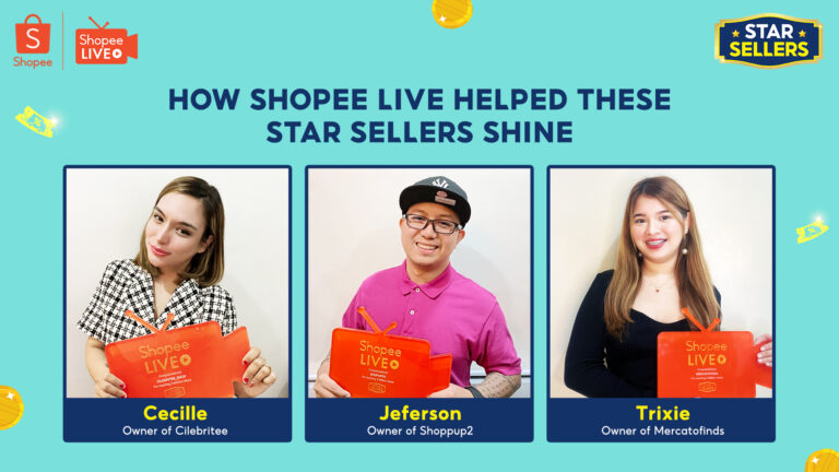 Get to Know the Three winners of the first Shopee Live Star Seller Awards share their e-commerce journey