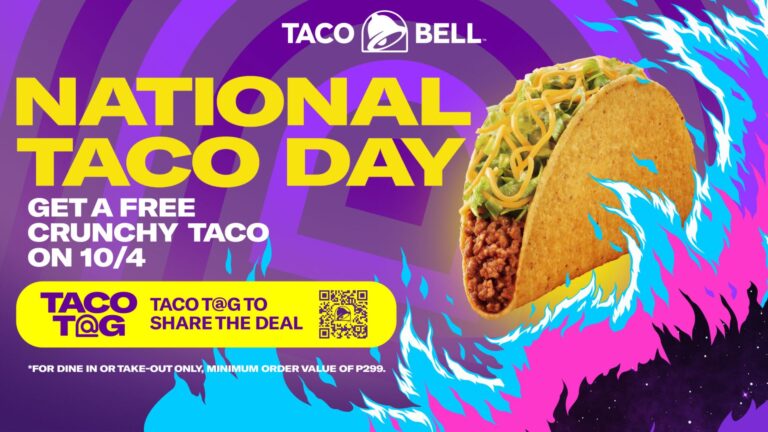 TACO BELL® PHILIPPINES CELEBRATES NATIONAL TACO DAY WITH WORLD’S BIGGEST GAME OF TACO T@G