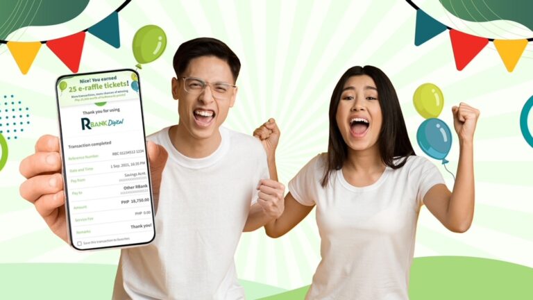 Join the RBank AnniverSAYA E-Raffle Promo!