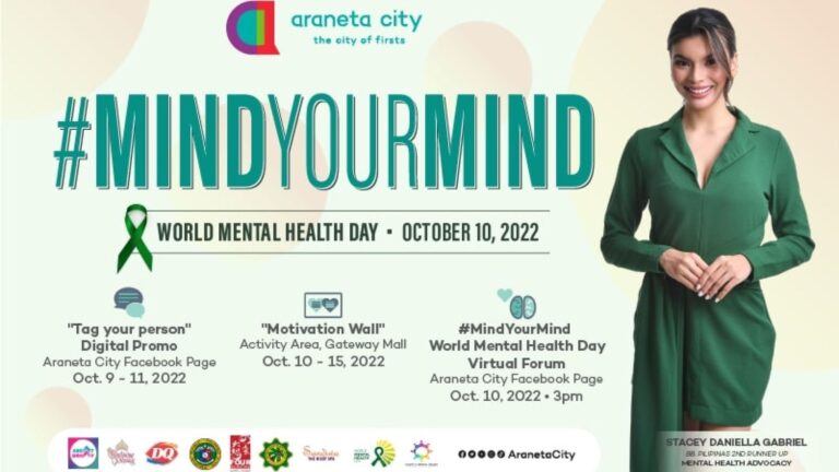 Araneta City reminds everyone to #MindYourMind