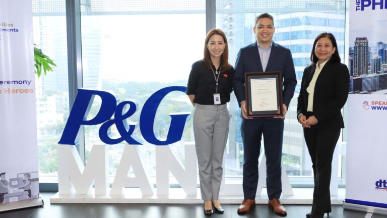 DTI-BOI recognizes P&G Philippines with Pandemic Heroes Award   