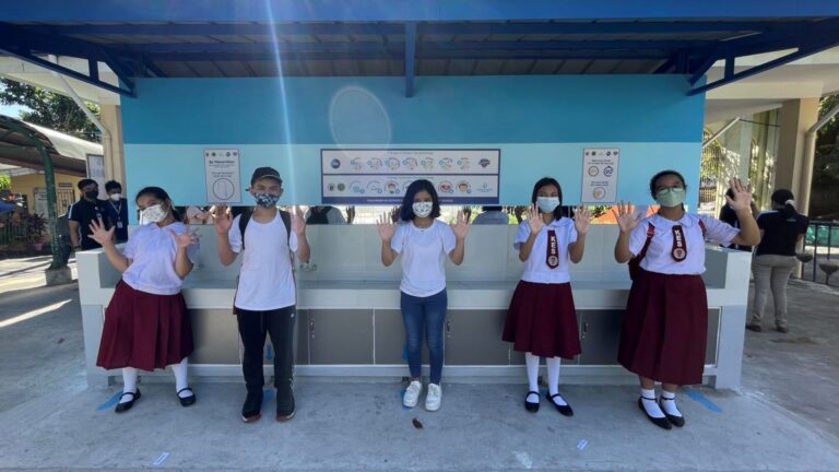 P&G turns over 285 handwashing facilities to schools in time for the return of face-to-face classes