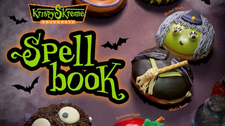Limited Time only : Delicious Spell Book Doughnuts from Krispy Kreme this Halloween