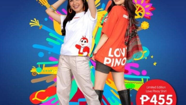 Limited Edition New Love Pinoy shirts : Jollibee teams up with Bench