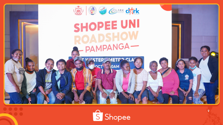 Shopee onboards aspiring MSMEs from the Aeta Community in partnership with Angeles LGU and the Clark Development Corporation