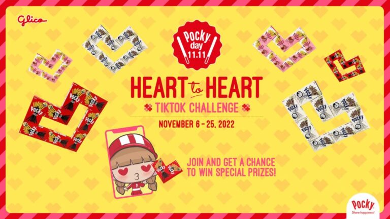 Pocky day 11.11 Take the Pocky Heart-to-Heart TikTok Challenge and tap into the joy of gift-giving