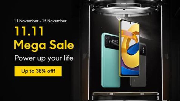 POCO’s 11.11 Mega Sale offers up to 38% discount