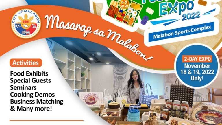 Malabon Food and Gift Expo 2022 happens November 18 – 19 : Discover Malabon’s Best of the Best