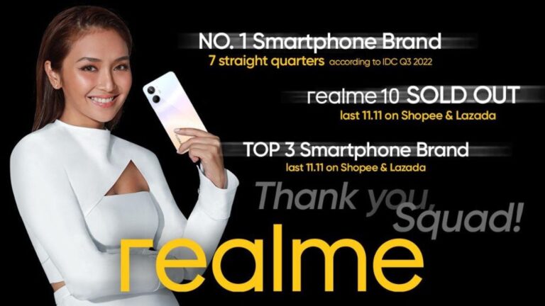 realme ranked #1 for 7 straight quarters! 