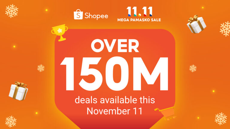 Filipinos turn to Shopee’s 11.11 Mega Pamasko Sale as over 150M deals were up for grabs in the Philippines