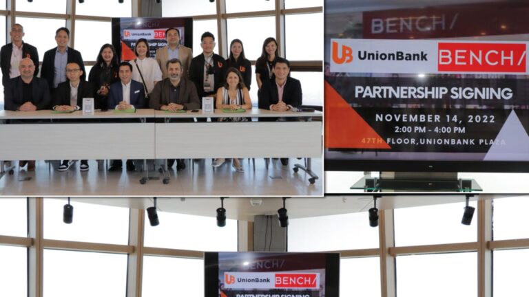 BENCH Techs-up with UnionBank: Digital payments enhanced in 800+ stores across the nation