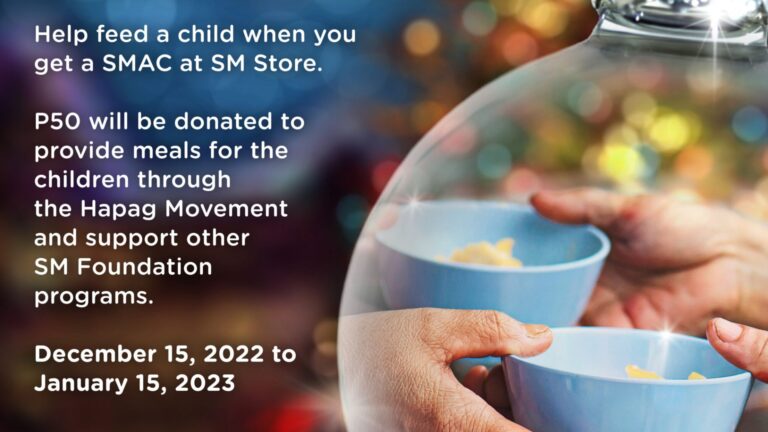 Globe, SM Advantage Card (SMAC) #UniteVsHunger, join hands for the Hapag Movement