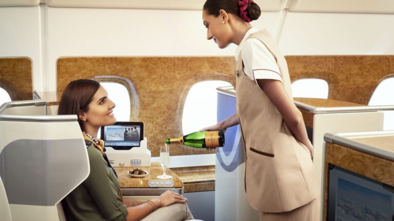 ‘Tasting the stars’ at 40,000 feet, exclusively with Emirates  Only airline in the world to serve top champagnes