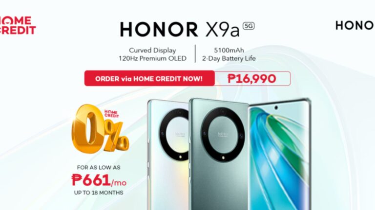 Power your lifestyle with HONOR X9a 5G through Home Credit
