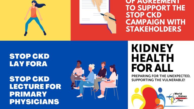 Take care of your kidneys and help #STOPCKD, says the Philippine Society of Nephrology