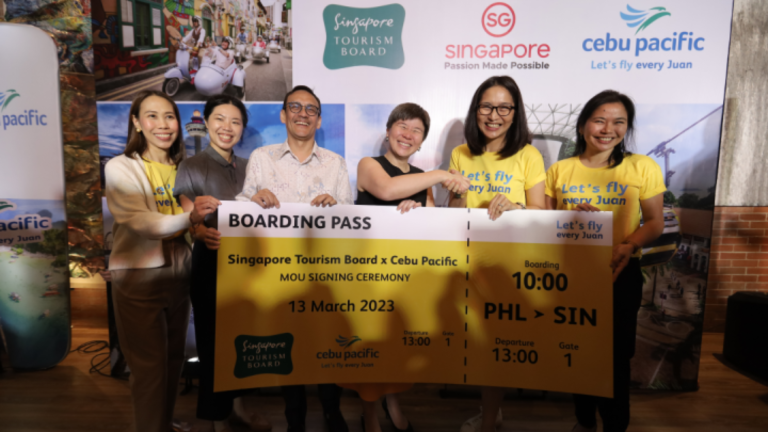 Cebu Pacific, Singapore Tourism Board renew partnership to fly every Juan to Singapore