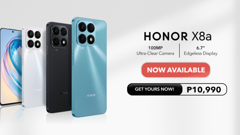 DSLR Smartphone HONOR X8a now available nationwide at Php 10,990
