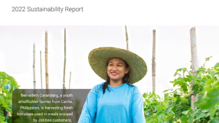 Jollibee Group Launches Global Sustainability Agenda entitled Joy for Tomorrow   