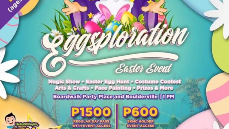 Enchanted Kingdom’s Eggsploration Easter Event and Night of Praise  March 2023