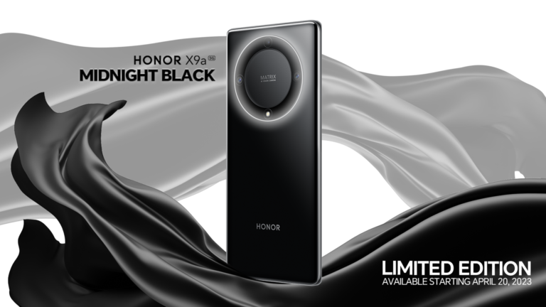 Available on April 20: Limited-edition HONOR X9a 5G Midnight Black to officially hit stores