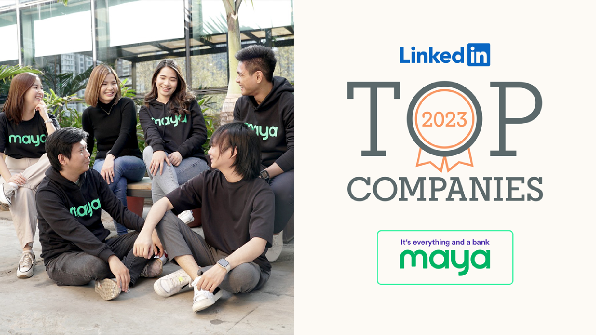 Maya named as one of the best places to work in Philippines by LinkedIn