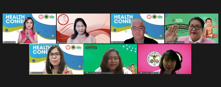 WORLD IMMUNIZATION WEEK HEALTH CONNECT FORUM HIGHLIGHTS MULTI-SECTORAL BEST PRACTICES FOR VACCINATION
