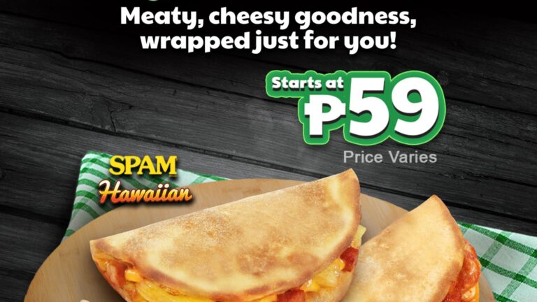 Greenwich Pizzawrap : Spam Hawaiian and more starts at P59