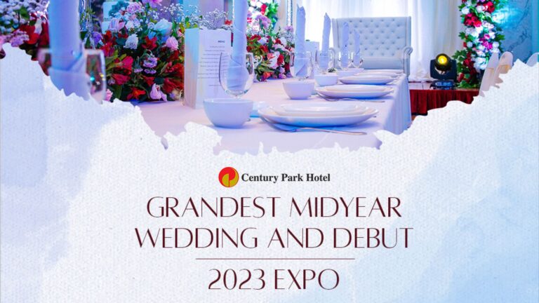 CENTURY PARK HOTEL TO PARTICIPATE IN WEDDING AND DEBUT EXPO 2023