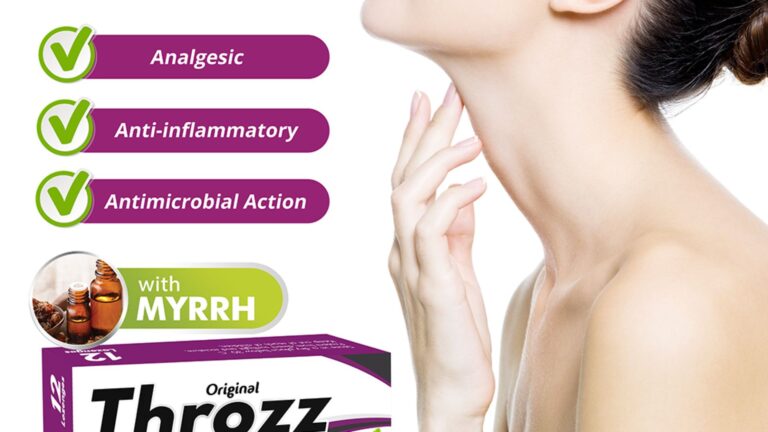 Experience the power of myrrh with Throzz lozenges