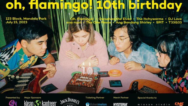 Oh, Flamingo!’s acclaimed album, Pagtanda available for exclusive pre-orders at the band’s birthday concert this week!