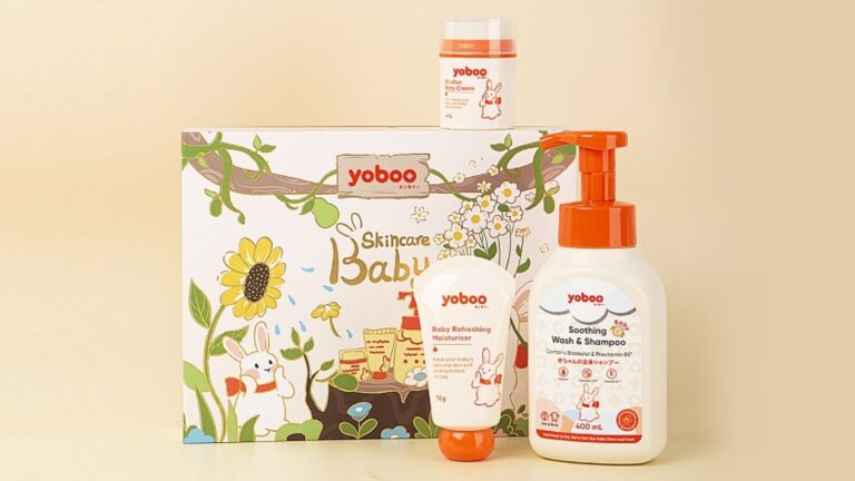 Give your baby the gift of healthy, resilient skin  with the yoboo Baby Skincare Set