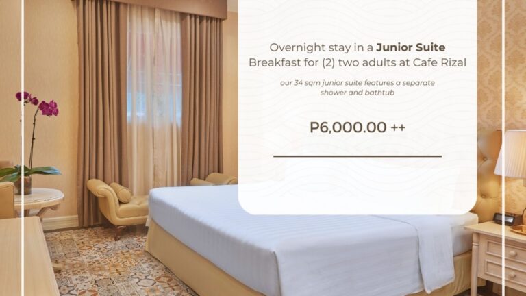 Rizal Park Hotel Celebrates Another Milestone with its 6th year anniversary offers