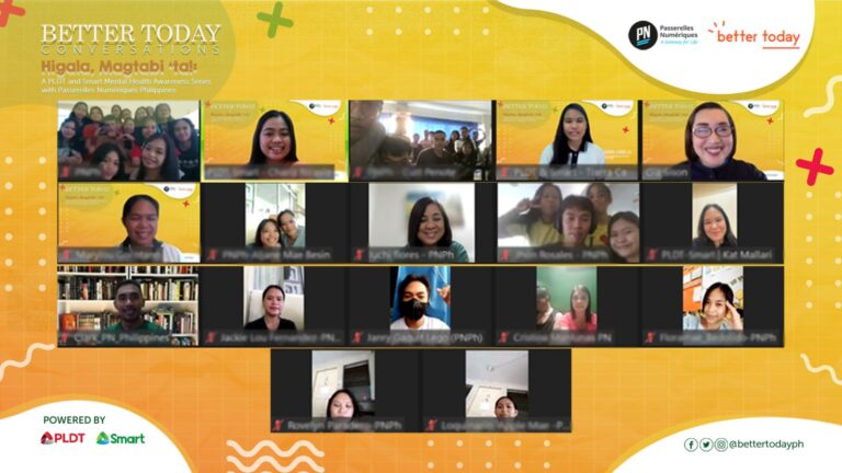 PLDT, Smart empower Passerelles numériques PH student-scholars through mental health awareness talks   