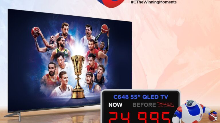 Score Big with TCL’s FIBA C the Winning Moments Promo with  C648 QLED TV