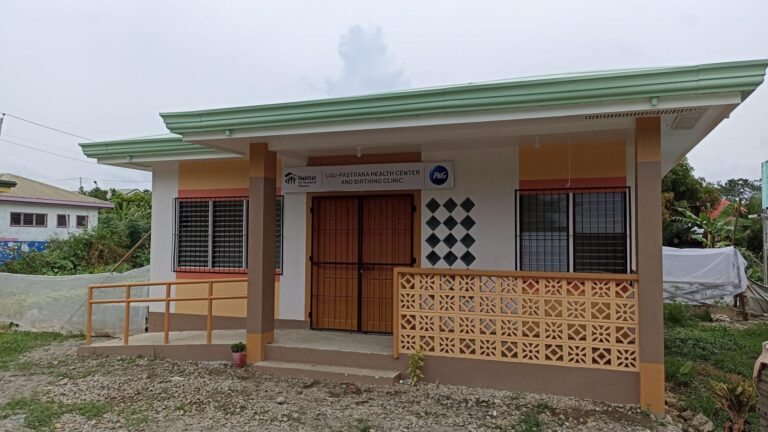P&G donates New Health Center to Improve Lives in Pastrana, Leyte