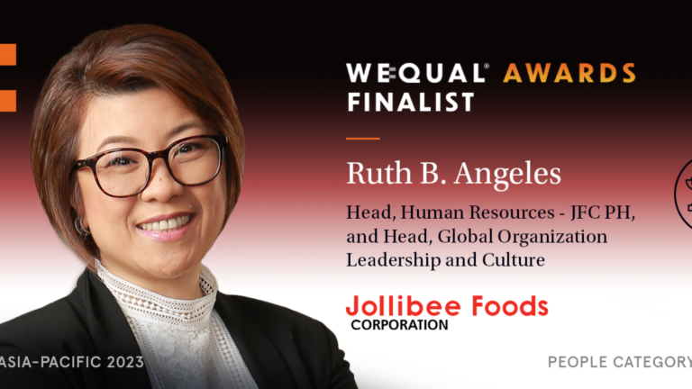 JFC’s HR Head for the Philippines named sole Filipina Finalist  in WeQual Awards 2023: People Category      
