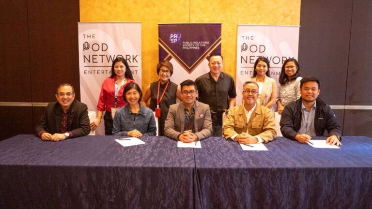 Public Relations Society of the Philippines signs partnership with The Pod Network