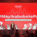 Coca-Cola Philippines Tony del Rosario announcing the launch of May Ikabobote Pa