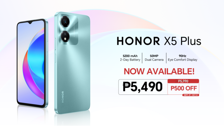 HONOR X5 Plus debuts with an introductory   price of Php 5,490! 